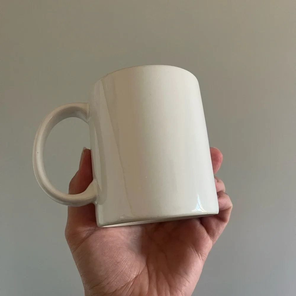 Novelty ANNE Floral Blue and White Mug - Picture 5 of 5